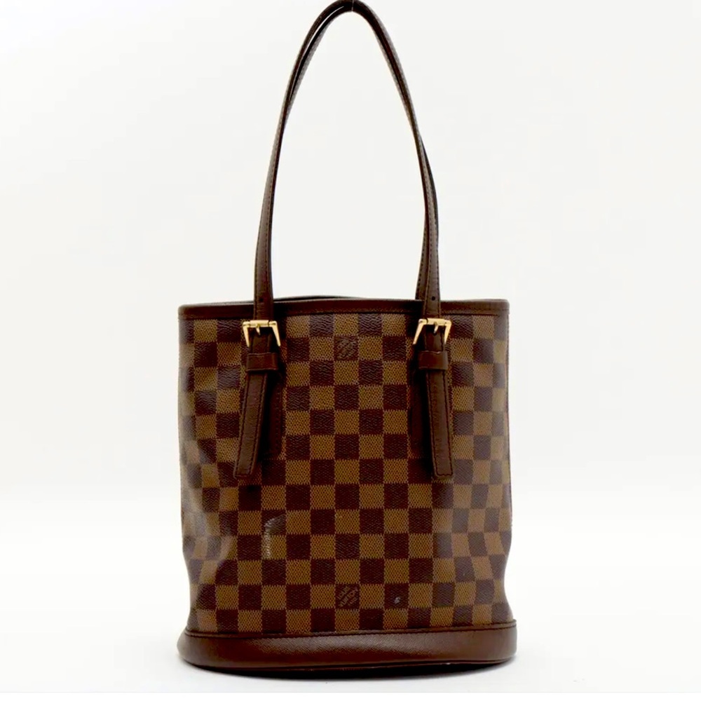 Louis Vuitton Damier Ebene Bucket Bag PM